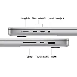 Ноутбук Apple MacBook Pro (16.2, M5 Pro, 48 GB, 1 TB, UMA, MacOS) Silver (MGE64UA/A) - мініатюра 8