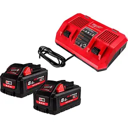 Акумулятори до електроінструменту + зарядний пристрій Milwaukee M18 HNRGO4-802 (4932492936) [99381]
