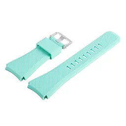 Силіконовий ремінець Watchbands для Samsung Gear S3 - бірюзовий (WB001TURQUOISE3) - мініатюра 3