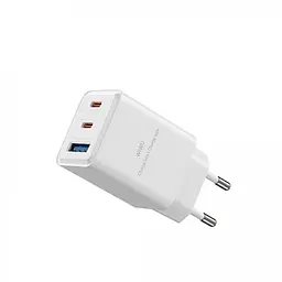 Адаптер - блок зарядний - пристрій WIWU Cube 67W 2C+A GaN Fast Charger Wi-G026 - мініатюра 3