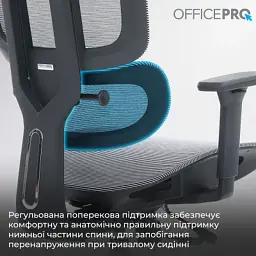 Офісне крісло OfficePro Skyline OC680-B-G-G (OC680-B-G-G) - мініатюра 11