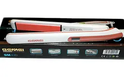 Професійна праска випрямляч Gemei GM-430 42 Вт Щипці стайлер з керамічним покриттям - мініатюра 3