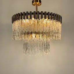 Люстра-репліка Crystal Icicle на 9 ламп (діаметр 60 см) Line.F MJ 187-600 AB - мініатюра 3