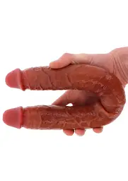 Фалоімітатор Get Real Foreskin D-Dong, 46 см (коричневий) - мініатюра 4