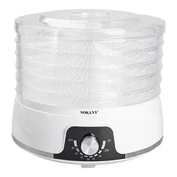 Сушарка для фруктів та овочів Sokany SK-10072 350 Вт 