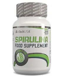 Натуральна добавка BioTech Spirulina, 100 таблеток - мініатюра 2