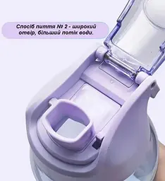 Пляшка для води Casno 800 мл KXN-1246 Біла (KXN-1246_White) - мініатюра 8
