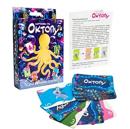 Настільна гра Октопу, 9.1x11.5x2.3 см, Стратег, 30330 (українською)