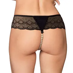 Сексуальні трусики Art of Sex - Lina з перлами XS-М - мініатюра 2