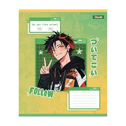 Зошит 1 вересня Follow Anime А5 12 аркушів лінія (768120), в асортименті - мініатюра 6