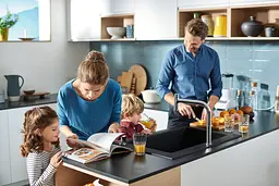 Змішувач Hansgrohe Metris Select 200 кухонний з витяжним виливом на 2 отвори Sbox 73804000 Хром - мініатюра 4