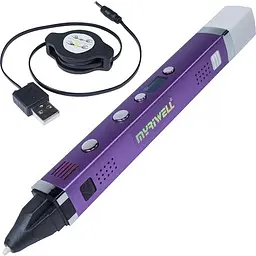 3D-Ручка Myriwell RP-100С Purple (ABS, PLA, PCL) [44531] - мініатюра 2