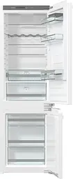 Холодильник вбудований Gorenje 177х55х54см 2 двері 180(68) л А+ NF Дисплей Білий (NRKI218EA0) - мініатюра 6