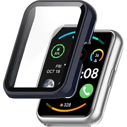 Чохол-накладка DK Пластик Gloss Скло Full Cover для Huawei Watch Fit 2 (dark blue)