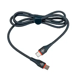 Кабель LogicPower Type-C to Type-C для Apple iPhone 15 5A 65W QC 1 м сірий - мініатюра 2