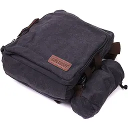 Текстильна сумка з чохлом для води Vintage 22208 чорний - мініатюра 5