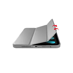Чохол до планшета BeCover Tri Fold Hard TPU Apple iPad Mini 7 2024 Gray (712446) - мініатюра 6