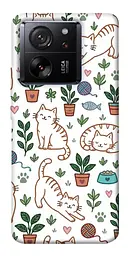 TPU чохол Demsky Cats pattern для Xiaomi 13T