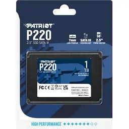 Накопичувач SSD 2.5" 1TB P220 Patriot (P220S1TB25) - мініатюра 4