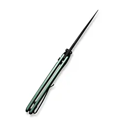 Ніж складаний Sencut Serene S21022B-5 зелений, чорне лезо - мініатюра 7