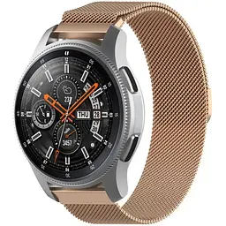 Ремінець DK CDK для Garmin Venu 2 Plus 20mm Metal Milanese Loop Magnetic (09649) (rose gold) - мініатюра 4
