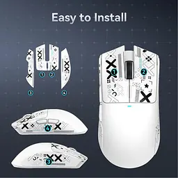 Бездротова мишка ATTACK SHARK X11 White (PAW3311, 22K DPI, 65 годин на одному заряді) - мініатюра 4