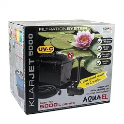 Фільтр для ставка Aquael KlarJET 5000 зі стерилізатором