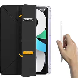 Чохол-книжка BeCover Ultra Slim Origami Transparent з кріпленням Apple iPad Air 11" M4 2026 Black (715183) - мініатюра 6