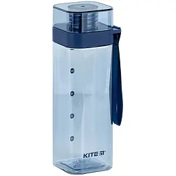 Пляшечка для води Kite квадратна 550 мл блакитна (K24-1209-1) - мініатюра 2