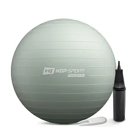 Фітбол Hop-Sport 65см шавлієвий + насос