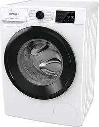 Пральна машина Gorenje фронтальна 8 кг 1400 A+++ 55 см дисплей інвертор пара Wi-Fi білий - мініатюра 2