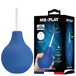Анальний душ MR Play Anal Douche Blueb 224 мл (синій) - мініатюра 2