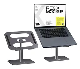 Підставка для ноутбука, планшета OfficePro LS-956-G Alloy Aluminum Gray - мініатюра 4