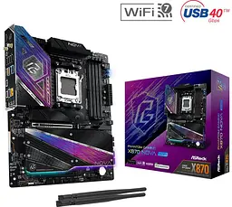 Материнська плата AsRock X870 NOVA WIFI (X870 NOVA WIFI) (Socket AM5, AMD X870, ATX) - мініатюра 8