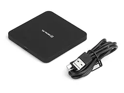 Бездротовий зарядний пристрій REAL-EL WL-710 1.5 A 5 W Black (EL123160018) - мініатюра 4