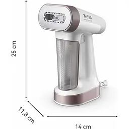 Компактний відпарювач Tefal Pure Force 2 в 1 білий (DT8720E0) - мініатюра 9