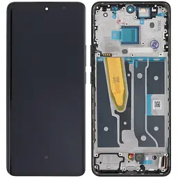 Дисплей Realme 11 Pro /11 Pro+ чорний, Amoled, оригінал PRC, з рамкою, Astral Black