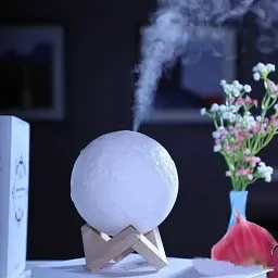 Зволожувач повітря для дому No Brand 3D Moon Lamp Light Diffuser (2085544314) - мініатюра 6