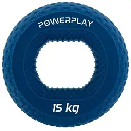 Еспандер кістьовий PowerPlay силіконовий PP-4333 Hand Grip Light 15 кг Синій (PP_4333_Blue_15kg)