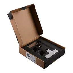 Набір кран напівоборотний кутовий з американкою Solomon Lux 1/2″ Cube chrom 8888 (2шт.) 000021913 - мініатюра 8