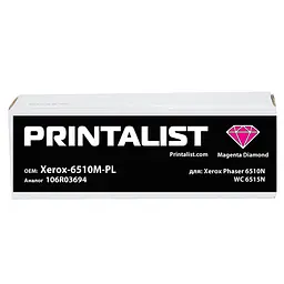 Туба з тонером PRINTALIST для Xerox Phaser 6510N, WC 6515N аналог 106R03694 Magenta ( 4300 ст.) (Xerox-6510M-PL)