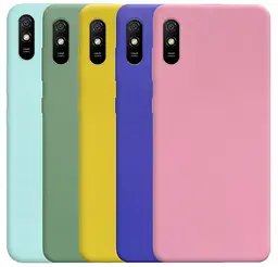 Чохол-накладка Hana Molan Cano для Xiaomi Redmi 9A TPU Smooth Case [Blue] [63855] - мініатюра 2
