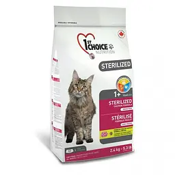 Сухий беззерновий корм 1st Choice Sterilized Chicken Фест Чойс для стерилізованих котів, Курка 2.4 кг (ФЧКВСТ24)