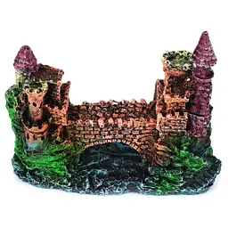 Декорація замок на скелі Aqua Nova 13,5x6x11 см (AN629) - мініатюра 5