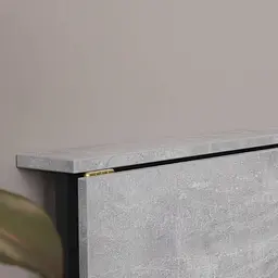 Стіл розкладний Моріс Ferrum-decor 750x1000x600 Чорний метал ДСП Бетон 16 мм (FRD-104675) - мініатюра 4