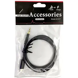 Перехідник Atlanta Type-C to Mini Jack 3.5мм кабелем 1м - мініатюра 3