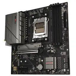 Материнська плата AM5 Sapphire PULSE B850M WIFI, B850, 4xDDR5, Int.Video (CPU), 4xSATA3, 2xM.2, 1xPCI-E 4.0 x16, 1xPCI-E 4.0 x4, ALC897, RTL8125BG, WiFi 6, Bluetooth 5.3, 4xUSB 3.2 / 10xUSB 2.0, HDMI/DP, MicroATX (52123-04-40G) - мініатюра 3