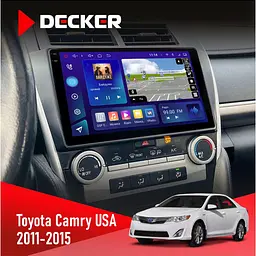 Штатна магнітола Toyota Camry 2011-2015 USA Decker D10-009 4x64, DSP, 4G, 2k Decker (НФ-00008442)