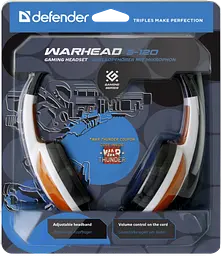 Гарнітура Defender Warhead G-120 Red+White (64098) - мініатюра 5