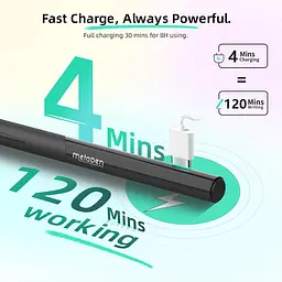 Стилус Metapen D1 iPad Pencil для Apple iPad 10/9, ергономічна ручка та керування додатками, для iPad Air 5/4/3, iPad Pro - мініатюра 3